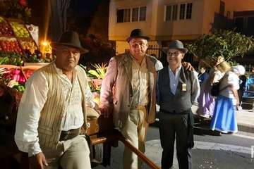 La carreta de Arenales triunfa en la romería de Valsequillo (Foto Francisco Javier Santana)